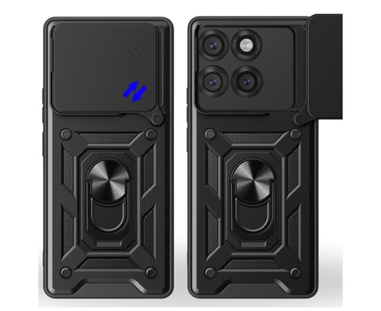 Чохол до мобільного телефона BeCover Military Motorola Edge 60 Pro Black (715527), зображення 3