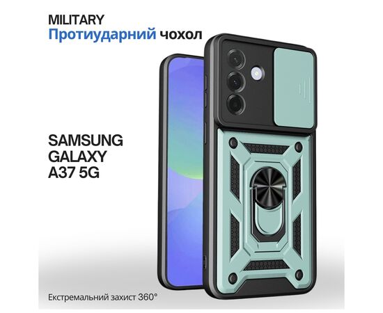 Чохол до мобільного телефона BeCover Military Samsung Galaxy A37 5G SM-A376 Dark Green (715512)