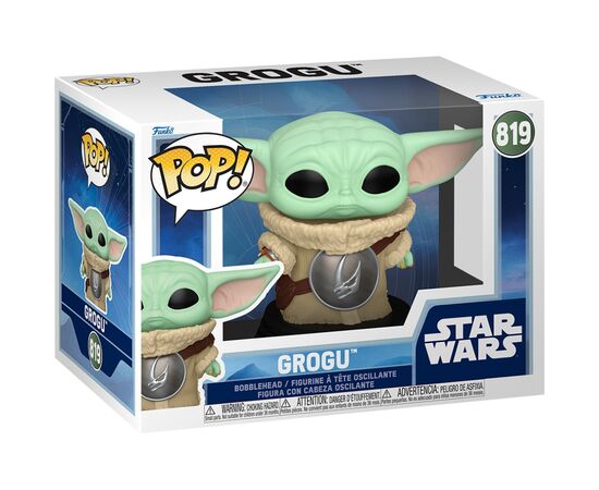 Фигурка Funko Pop серии Мандалорец - Грогу с броней Брудорога (90447), изображение 2
