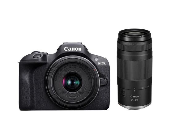 Цифровой фотоаппарат Canon EOS R100 + 18-45 IS STM + 75-300 IS STM (6052C121)