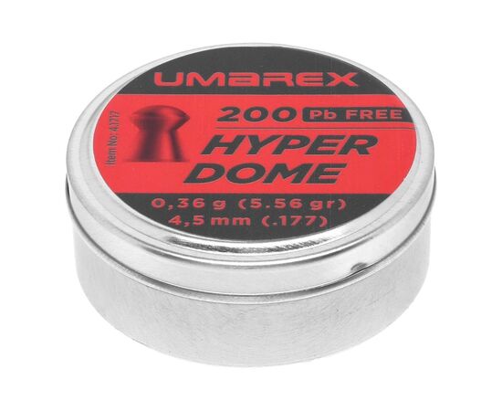 Пульки Umarex Hyperdome 4,5 мм 0,36 г 200 шт (4.1717), изображение 2