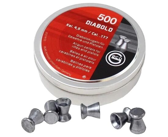 Пульки RWS GECO Diabolo 4,5 мм 0,45 г 500 шт (2137453), изображение 2