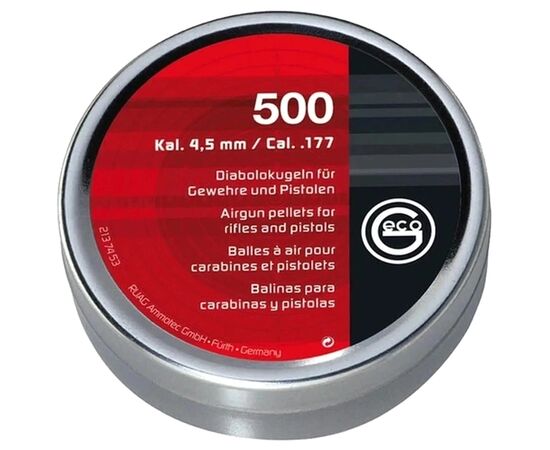 Пульки RWS GECO Diabolo 4,5 мм 0,45 г 500 шт (2137453)