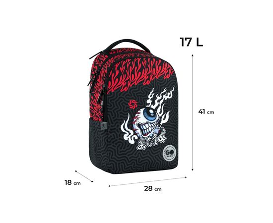 Рюкзак школьный GoPack Teens 135M-4 (GO26-135M-4), изображение 12