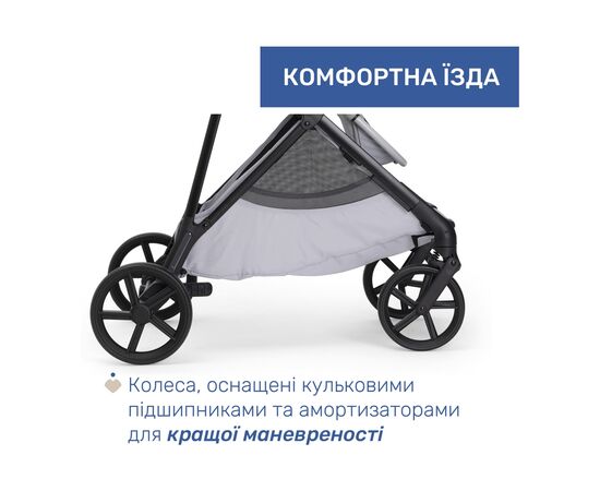 Коляска Chicco 2 в 1 Seety сіра (87097.56.01), изображение 12
