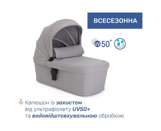 Коляска Chicco 2 в 1 Seety сіра (87097.56.01), изображение 4