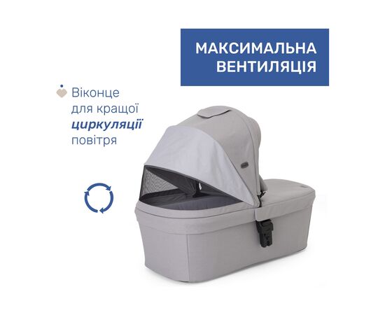 Коляска Chicco 2 в 1 Seety сіра (87097.56.01), изображение 5