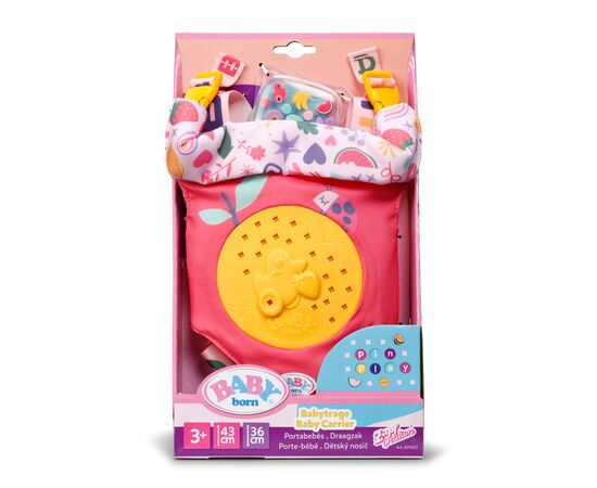 Аксесуар до ляльки Baby Born Рюкзак-кенгуру для ляльки Baby Born Pinplay Яскрава прогулянка (837603), зображення 9