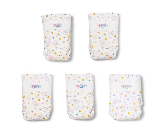 Аксессуар к кукле Baby Born Подгузники для куклы Baby Born 5 шт (838358), изображение 3