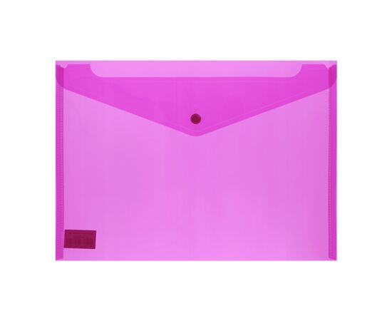 Папка - конверт Buromax А4, with a button, pink (BM.3926-10)
