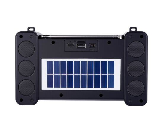 Акустическая система NEWVEW NV-9172 Solar Panel/BT/USB/TF/FM Green (NWVW-NV-9172-GN), изображение 2