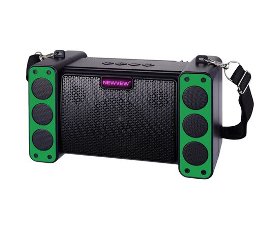 Акустическая система NEWVEW NV-9172 Solar Panel/BT/USB/TF/FM Green (NWVW-NV-9172-GN)