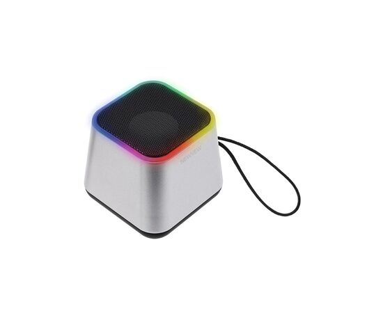 Акустическая система NEWVEW NV-9203 RGB/BT/USB/TF/FM Silver (NWVW-NV-9203-SL)