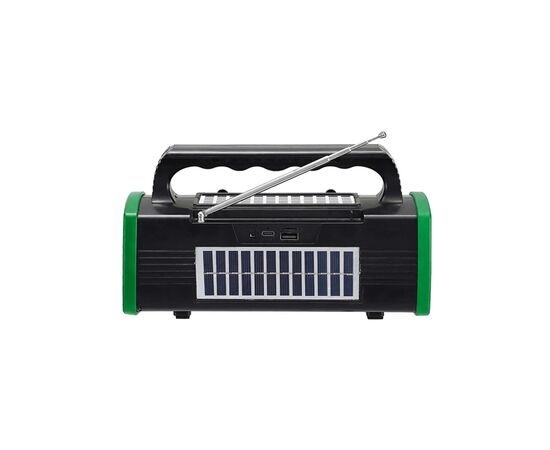 Акустична система NEWVEW NV-9010 Solar Panel/BT/USB/TF/FM Green (NWVW-NV-9010-GN), зображення 2