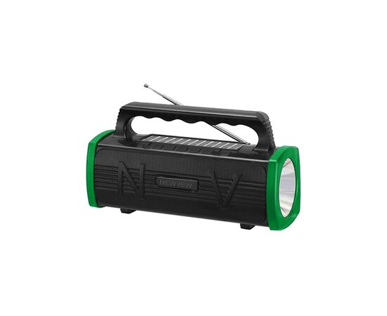 Акустична система NEWVEW NV-9010 Solar Panel/BT/USB/TF/FM Green (NWVW-NV-9010-GN)
