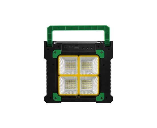 Акустична система NEWVEW NV-9153 Solar Panel/BT/USB/TF/FM Green (NWVW-NV-9153-GN), зображення 2