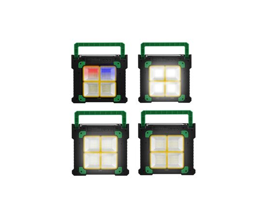 Акустична система NEWVEW NV-9153 Solar Panel/BT/USB/TF/FM Green (NWVW-NV-9153-GN), зображення 3