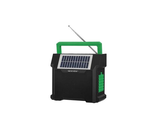 Акустична система NEWVEW NV-9153 Solar Panel/BT/USB/TF/FM Green (NWVW-NV-9153-GN)