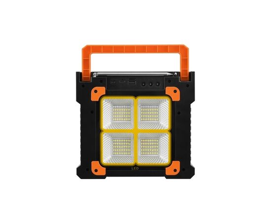Акустическая система NEWVEW NV-9153 Solar Panel/BT/USB/TF/FM Orange (NWVW-NV-9153-OR), изображение 2