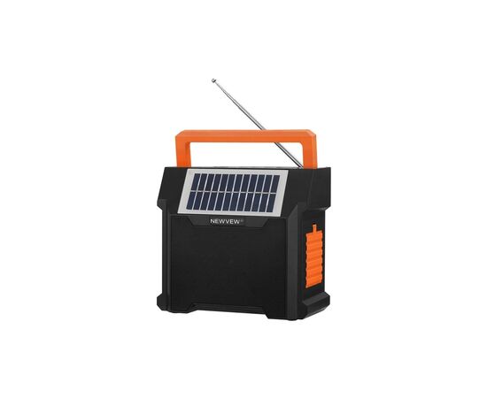 Акустическая система NEWVEW NV-9153 Solar Panel/BT/USB/TF/FM Orange (NWVW-NV-9153-OR)