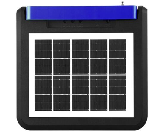 Акустична система NEWVEW NV-9218 Solar Panel/BT/USB/TF/FM Blue (NWVW-NV-9218-BL), зображення 3