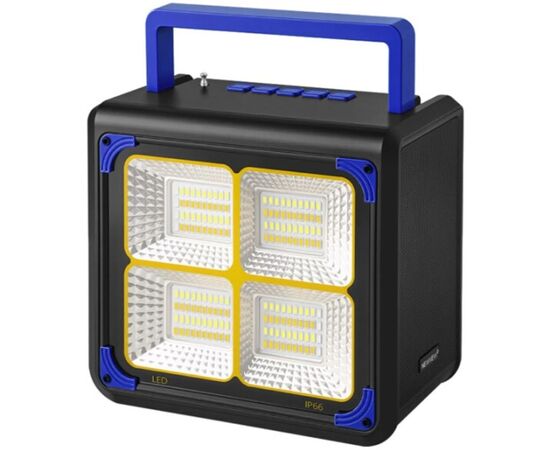 Акустична система NEWVEW NV-9218 Solar Panel/BT/USB/TF/FM Blue (NWVW-NV-9218-BL)