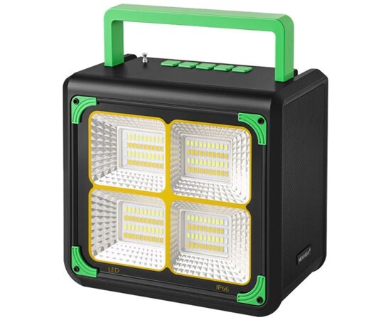 Акустическая система NEWVEW NV-9218 Solar Panel/BT/USB/TF/FM Green (NWVW-NV-9218-GN)