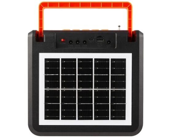 Акустична система NEWVEW NV-9218 Solar Panel/BT/USB/TF/FM Orange (NWVW-NV-9218-OR), зображення 2