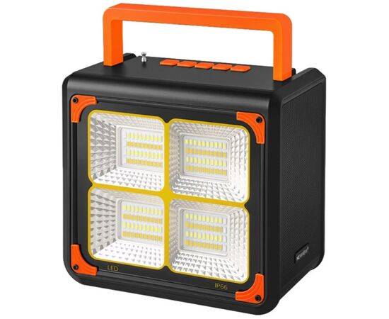 Акустична система NEWVEW NV-9218 Solar Panel/BT/USB/TF/FM Orange (NWVW-NV-9218-OR)