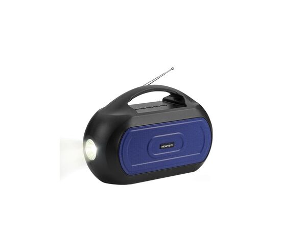 Акустическая система NEWVEW NV-V50 Solar Panel/BT/USB/TF/FM/AUX Blue (NWVW-NV-V50-BL), изображение 3