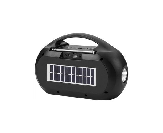 Акустическая система NEWVEW NV-V50 Solar Panel/BT/USB/TF/FM/AUX Red (NWVW-NV-V50-RD), изображение 2