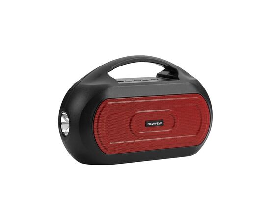 Акустическая система NEWVEW NV-V50 Solar Panel/BT/USB/TF/FM/AUX Red (NWVW-NV-V50-RD)