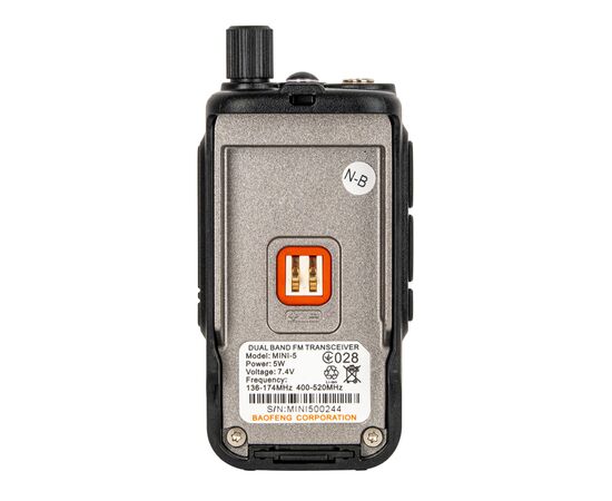 Портативная рация Baofeng UV-5R_MINI_Black_Single, изображение 7
