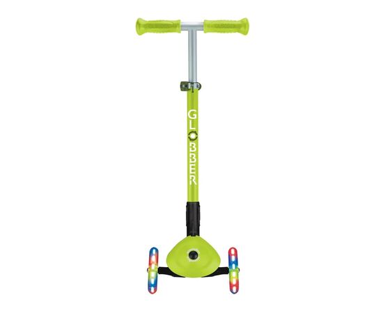 Самокат Globber Primo Foldable Lights колеса з підсвіткою до 50 кг 3+ Зелений (432-106-3), зображення 4