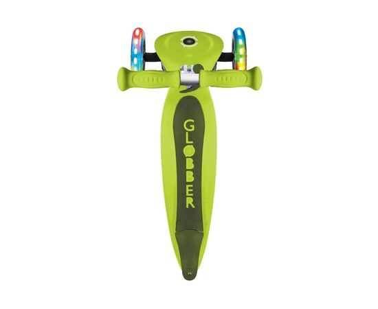 Самокат Globber Primo Foldable Lights колеса з підсвіткою до 50 кг 3+ Зелений (432-106-3), зображення 5