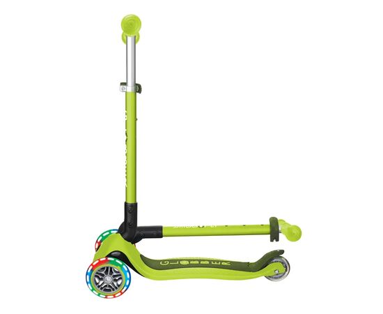 Самокат Globber Primo Foldable Lights колеса з підсвіткою до 50 кг 3+ Зелений (432-106-3), зображення 9