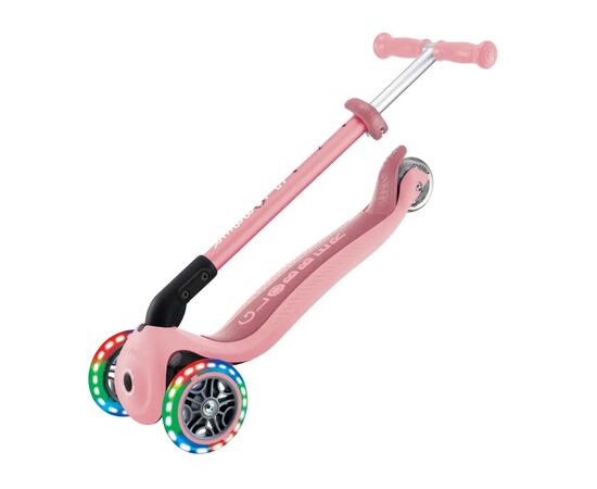 Самокат Globber Primo Foldable Lights колеса з підсвіткою до 50 кг 3+ Пастельно-рожевий (432-211-3), зображення 10