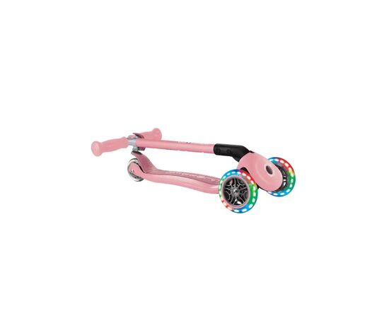 Самокат Globber Primo Foldable Lights колеса з підсвіткою до 50 кг 3+ Пастельно-рожевий (432-211-3), зображення 11