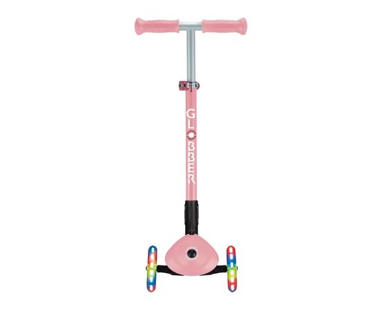 Самокат Globber Primo Foldable Lights колеса з підсвіткою до 50 кг 3+ Пастельно-рожевий (432-211-3), зображення 4