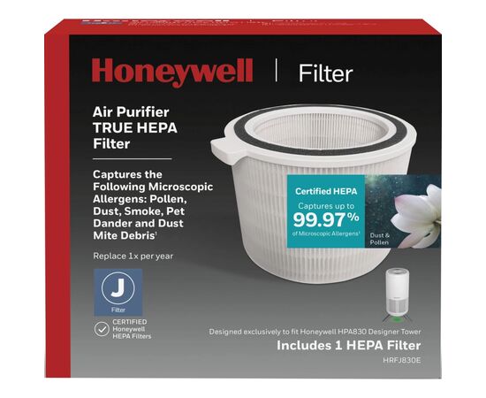 Фільтр для очисника/зволожувача повітря Honeywell Нера-фільтр HPA830 (HRFJ830E), зображення 4