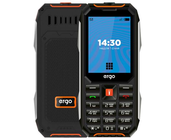 Мобильный телефон Ergo E283 Black Orange