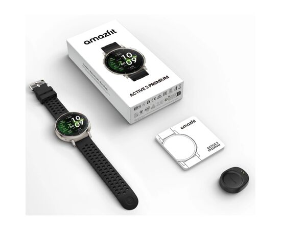 Смарт-годинник Amazfit Active 3 Premium W2559GL1N Срібний (1193746), зображення 7
