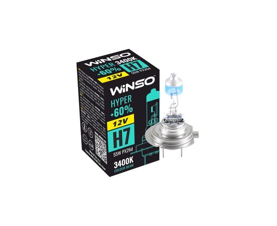 Автолампа WINSO H7 HYPER +60 55W PX26d (712720), изображение 2