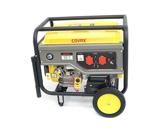 Генератор COVAX CV10000LD-E2, 7.0kW, 220V, 50Hz, DC12V, 18HP, ручной/электро стартер, 25L (CV10000LD-E2), изображение 3