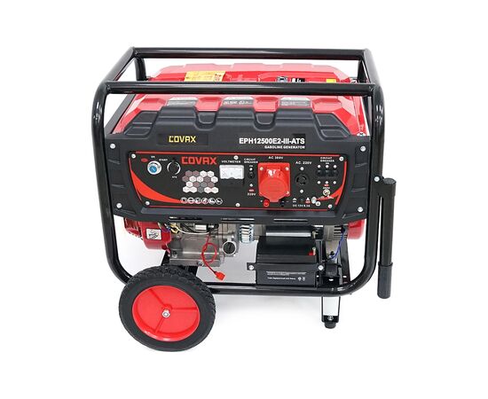 Генератор COVAX EPH12500E2-llll-ATS, 8.0kW, 220V-380V, 50Hz, DC12V, 18HP, электро стартер, 25L (EPH12500E2-lll-ATS), изображение 3