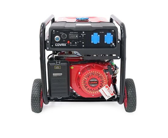 Генератор COVAX XL7500CV-E2, 5.0kW, 220V, 50Hz, DC12V, 13HP, электро стартер, 25L (XL7500CV-E2), изображение 2