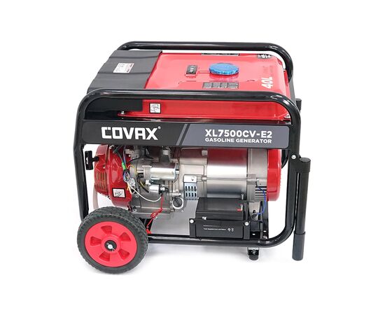 Генератор COVAX XL7500CV-E2, 5.0kW, 220V, 50Hz, DC12V, 13HP, электро стартер, 25L (XL7500CV-E2), изображение 3