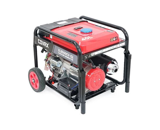 Генератор COVAX XL8500CV-E2, 6.0kW, 220V, 50Hz, DC12V, 15HP, электро стартер, 25L (XL8500CV-E2), изображение 2