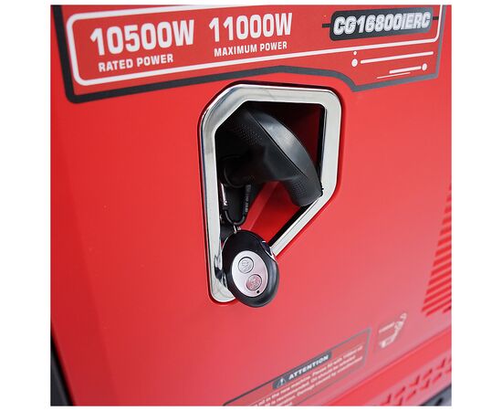 Генератор COVAX инверторный CG16800iERC, 10.5kW, 220V, 50Hz, 194FPD, электростартер, 32L (CG16800iERC), изображение 4