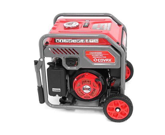 Генератор COVAX інверторний CGO9500i, 7.5kW, 220V, 50Hz, DC12V, бак 7L, 35kg (CGO9500i), зображення 5